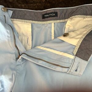 Nautica Gray-Blue Casual Shorts